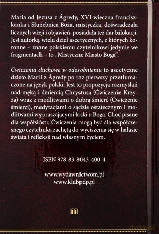 Ćwiczenia duchowe w odosobnieniu - Maria od Jezusa z Agredy [KSIĄŻKA]