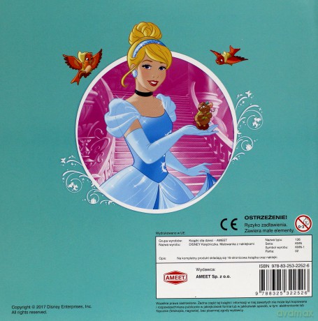 Disney Księżniczka. Malowanka z naklejkami [KSIĄŻKA]