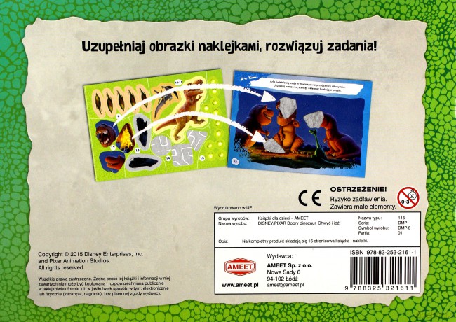 Dobry Dinozaur. Chwyć i idź! [KSIĄŻKA]