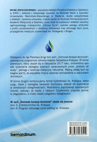 Domowe terapie lecznicze. Domowe zabiegi wodne - Zofia Ciecierska [KSIĄŻKA]