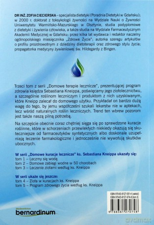 Domowe terapie lecznicze. Leczenie ziołami. - Zofia Ciecierska [KSIĄŻKA]