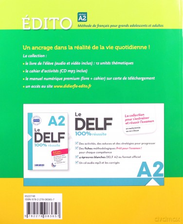 Edito Cahier d'activites A2. Ćwiczenia [KSIĄŻKA]