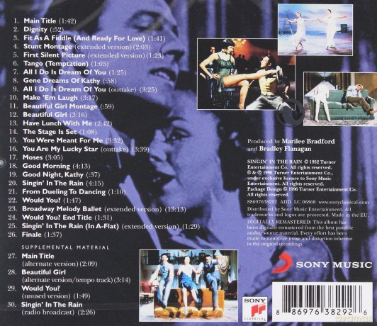 Singin' In The Rain soundtrack (Deszczowa piosenka) [CD]