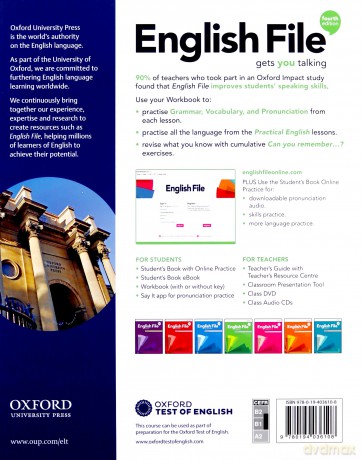English File 4E Intermediate ćwiczenie + klucz [KSIĄŻKA]
