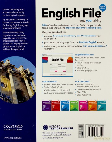 English File 4E Pre-Intermediate ćwiczenie bez klucza [KSIĄŻKA]
