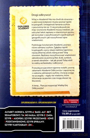 Explorer Academy:Akademia Odkrywców.Księga szyfrów - Dr Gareth Moore [KSIĄŻKA]