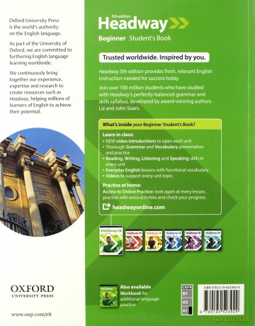 Headway 5E Beginner podręcznik + online practice [KSIĄŻKA]