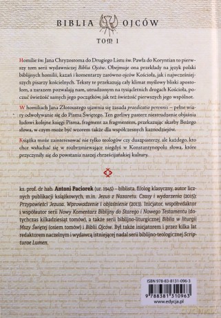 Homilie do Drugiego Listu św. Pawła do Koryntian - Jan Chryzostom [KSIĄŻKA]