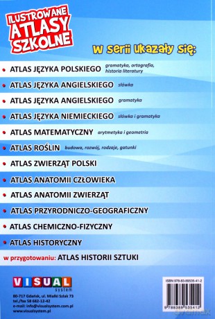 Ilustrowany atlas szkolny.Atlas anatomii człowieka [KSIĄŻKA]