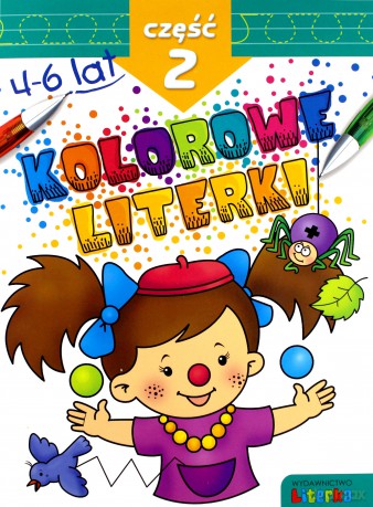 Kolorowe literki część 2 [KSIĄŻKA]