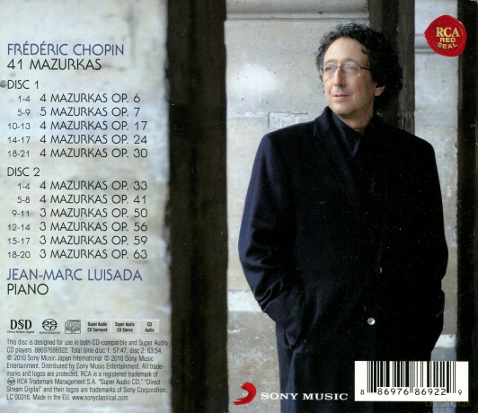Jean-Marc Luisada: Chopin: Mazurkas Hybrid [2SACD]