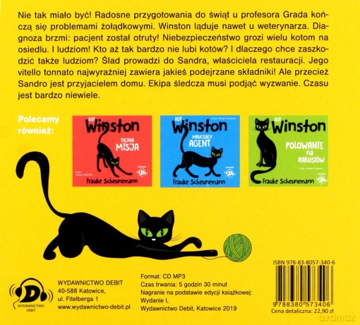 Kot Winston. Na tropie truciciela - Frauke Scheunemann [AUDIOBOOK]