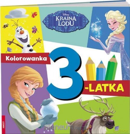 Kraina lodu. Kolorowanka 3-latka [KSIĄŻKA]