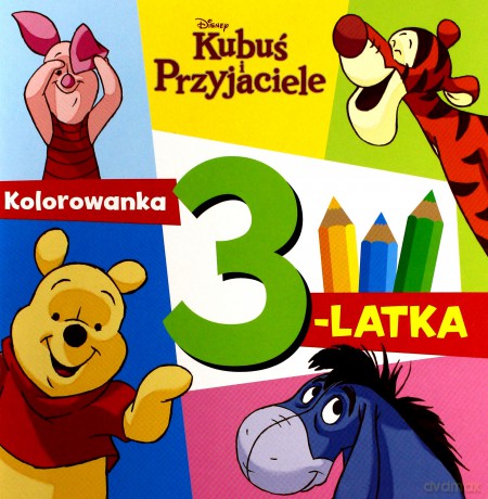 Kubuś i Przyjaciele. Malowanka z naklejkami [KSIĄŻKA]