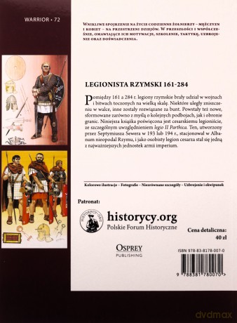 Legionista rzymski 161-284 - Ross Cowan [KSIĄŻKA]