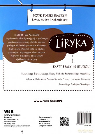 Lektury jak malowane - liryka i dramat - Sylwia Oszczyk [KSIĄŻKA]