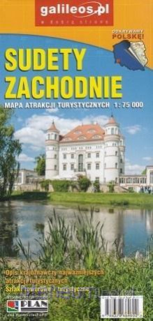 Mapa atrakcji tur. - Sudety Zachodnie 1:75 000