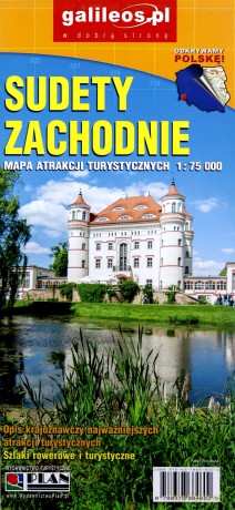 Mapa atrakcji tur. - Sudety Zachodnie 1:75 000