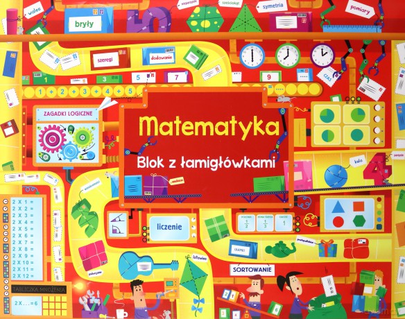 Matematyka. Blok z łamigłówkami - Kirsteen Robson [KSIĄŻKA]