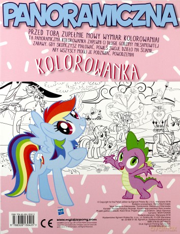 My Little Pony. Panoramiczna kolorowanka [KSIĄŻKA]
