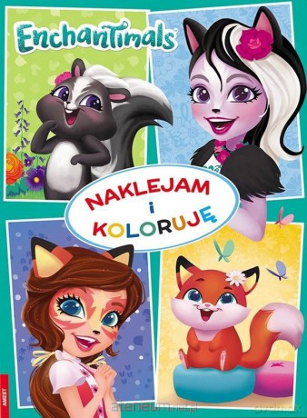 Naklejam i koloruję. Enchantimals [KSIĄŻKA]