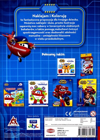 Naklejam i koloruję. Super Wings [KSIĄŻKA]