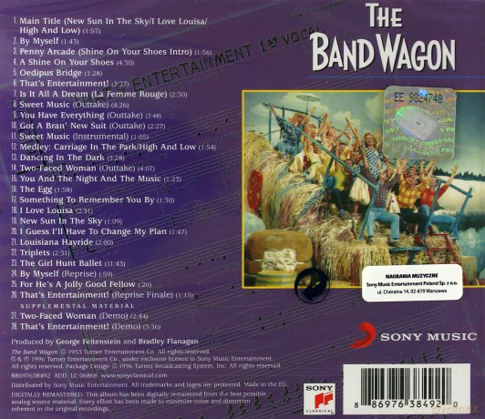 The Band Wagon soundtrack (Wszyscy Na Scenę) [CD]