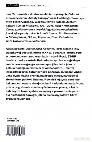 Nowa kobieta Aleksandra Kołłontaj - Jan Ratuszniak [KSIĄŻKA]