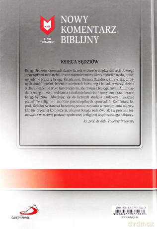 Nowy komentarz biblijny. Księga Sędziów 1-5 - Dariusz Dziadosz [KSIĄŻKA]