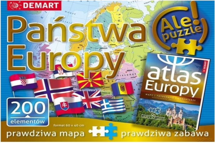 Państwa Europy + atlas [KSIĄŻKA]