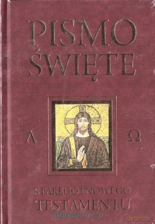 Pismo Święte Stary Testament i Nowy Testament bordo ze złoceniem [KSIĄŻKA]