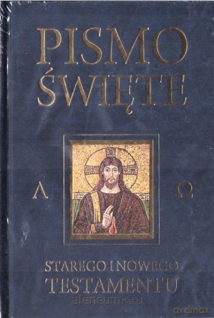 Pismo Święte Stary Testament i Nowy Testament granat ze złoceniami [KSIĄŻKA]