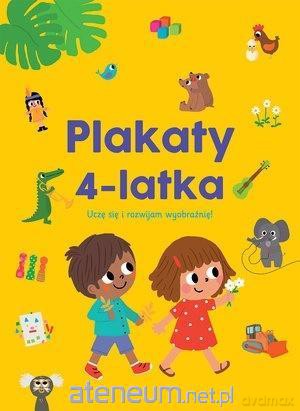 Plakaty 4-latka. Uczę się i rozwijam wyobraźnię! [KSIĄŻKA]