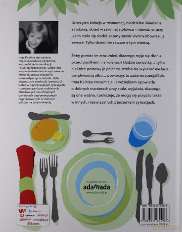 Podano do stołu Savoir-vivre dla dzieci - Irma Kalnina [KSIĄŻKA]