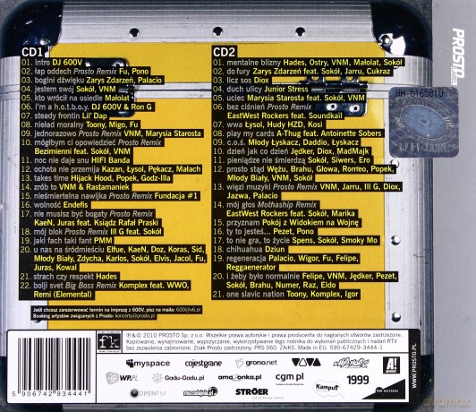 Prosto Mixtape DJ 600V [2CD]