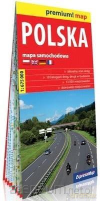 Premium!map Polska 1:675 000 mapa samochodowa
