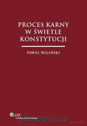 Proces karny w świetle Konstytucji - Paweł Wiliński [KSIĄŻKA]