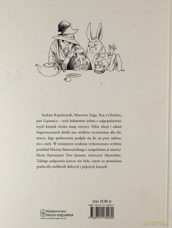 Przygody Alicji w Krainie Czarów - Lewis Carroll, Tove Jansson, Maciej Słomczyński [KSIĄŻKA]