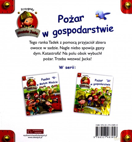 Przygody Strażaka Jacka. Pożar w gospodarstwie - Agathe Clair, Nathalie Belineau [KSIĄŻKA]
