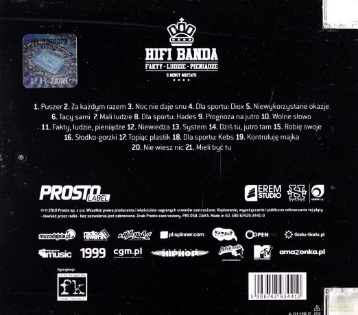 Hifi Banda: Fakty ludzie pieniądze [CD]