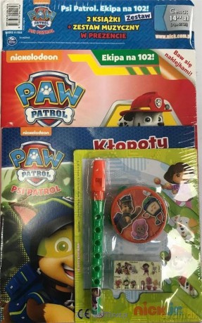 Psi Patrol. Zestaw muzyczny + 2 książki nr.6 [KSIĄŻKA]
