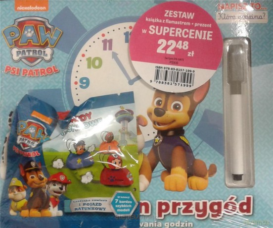 Psi Patrol. Zestaw nr.15 (książka + pojazd) [KSIĄŻKA]