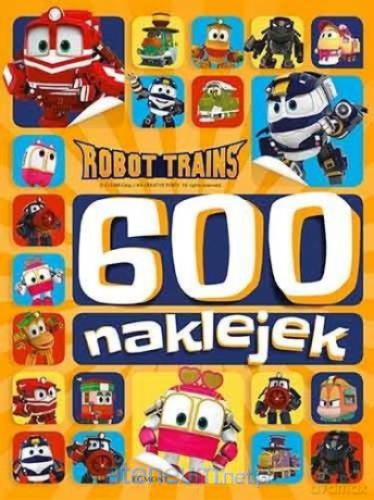 Robot Trains. 600 naklejek [KSIĄŻKA]