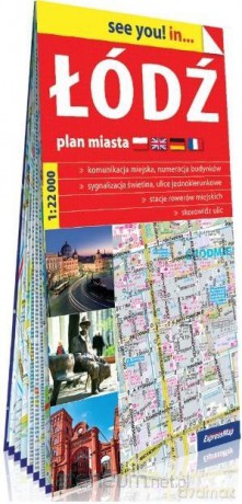 See you! in Łódź 1:22 000 plan miasta