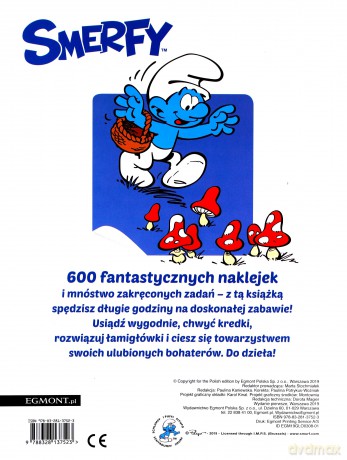Smerfy. 600 naklejek [KSIĄŻKA]