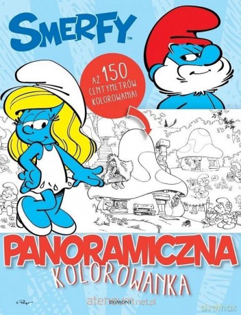 Smerfy. Panoramiczna kolorowanka [KSIĄŻKA]