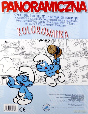 Smerfy. Panoramiczna kolorowanka [KSIĄŻKA]