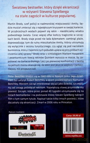 Szczęki - Peter Benchley [KSIĄŻKA]