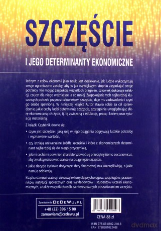 Szczęście i jego determinanty ekonomiczne - Tomasz Szubert [KSIĄŻKA]