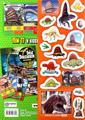 Świat Dinozaurów (Tom 16) Dimetrodon [KSIĄŻKA]